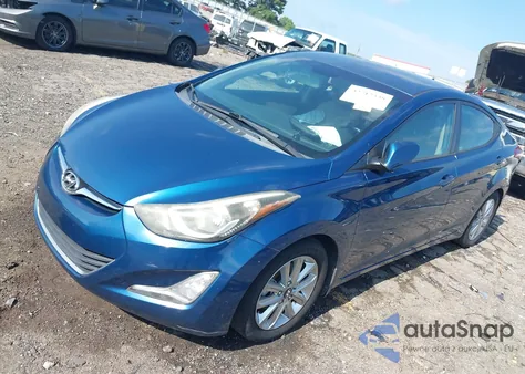2016 Hyundai Elantra Se from USA, damaged, VIN KMHDH4AE2GU557048